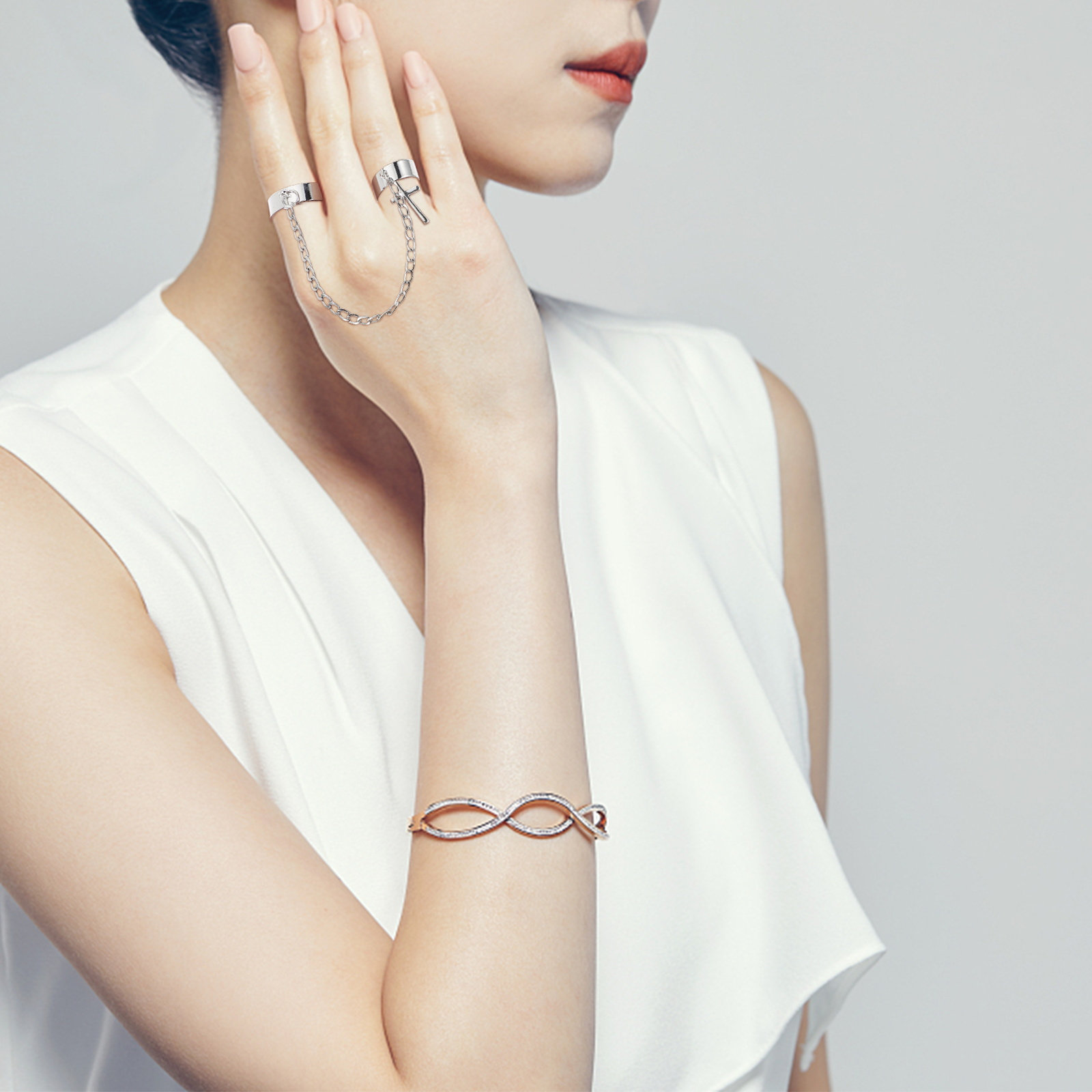 Vintage Punk Knuckle Rings Set - Vintage Gothic Cross Knuckle Ring Set