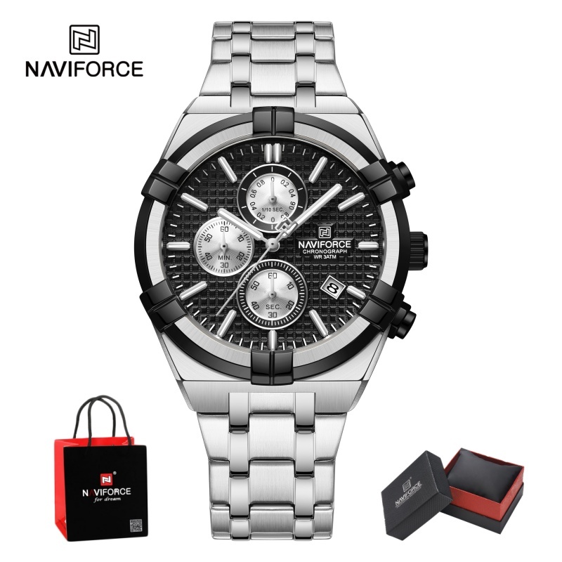 NAVIFORCE Men Quartz Chronogra - Watch Accessories 评论和价格
