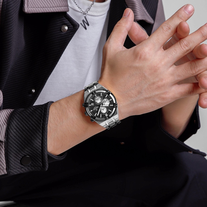 NAVIFORCE Men Quartz Chronogra - Watch Accessories 评论和价格