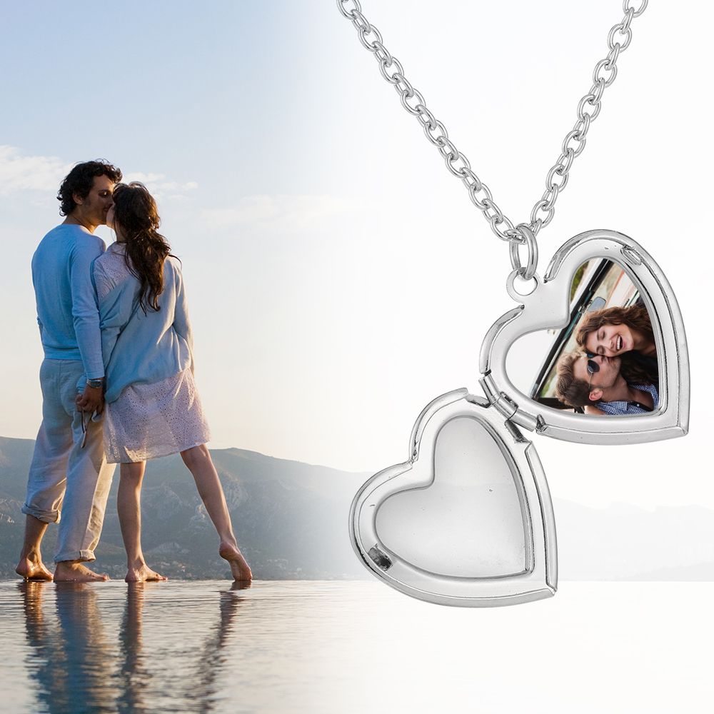 Lover Fashion Friend Jewelry C - Heart Locket Necklace Photo 评论和价格