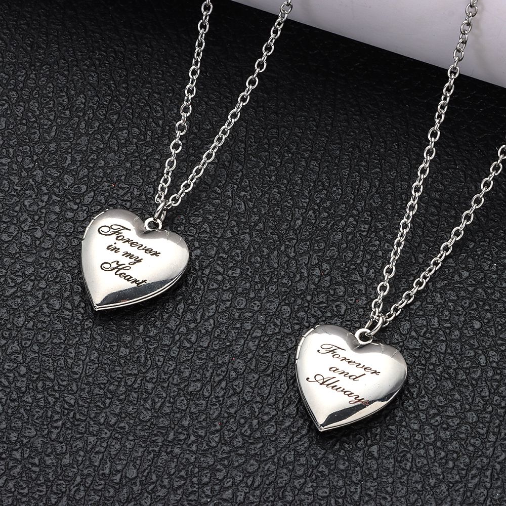 Lover Fashion Friend Jewelry C - Heart Locket Necklace Photo 评论和价格