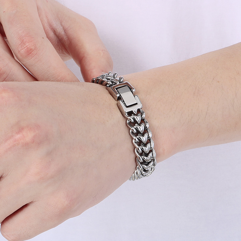 KALEN Shiny Stainless Steel Br - Cuban Link Chain 12Mm 评论和价格